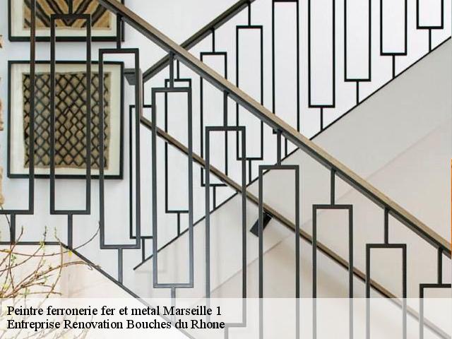 Peintre ferronerie fer et metal  marseille-1-13001 Entreprise Renovation Bouches du Rhone