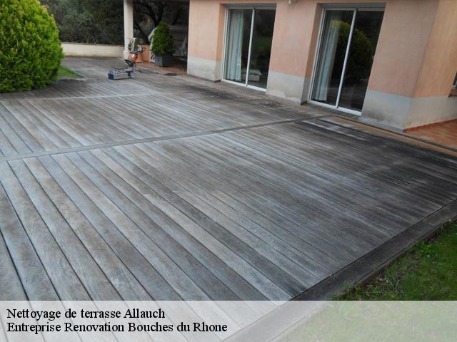 Nettoyage de terrasse  allauch-13190 Entreprise Renovation Bouches du Rhone